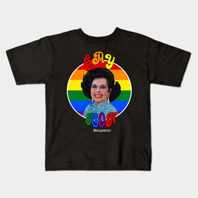 Gay Icon Kids T-Shirt by Camp.o.rama